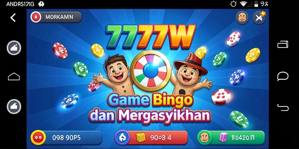 Gameplay Bingo yang mengasyikkan di 7777W.