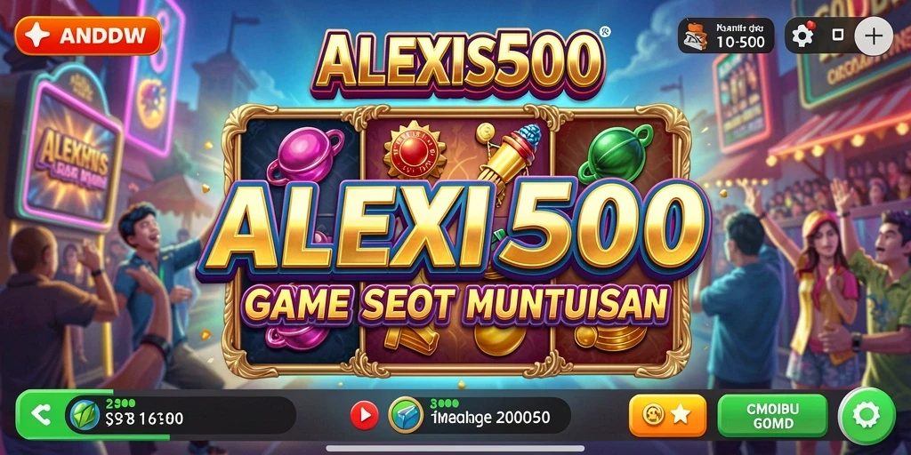 Screenshot gameplay ALEXIS500 yang menunjukkan keseruan bermain Slot.