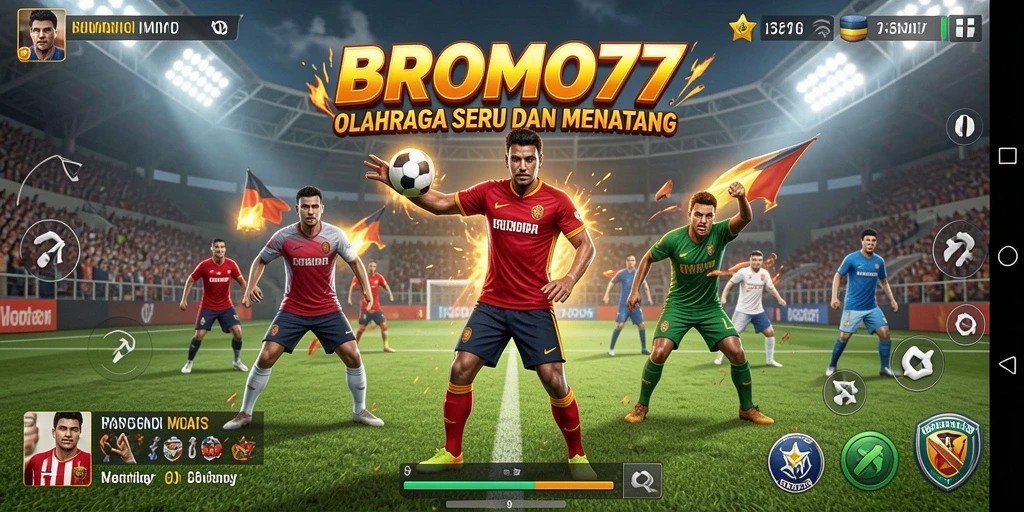 Tampilan gameplay BROMO77 yang seru dan mendebarkan.