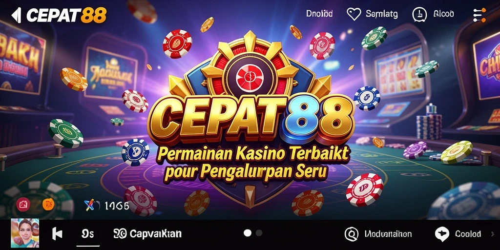 Tampilan gameplay kasino yang menegangkan dan menantang.