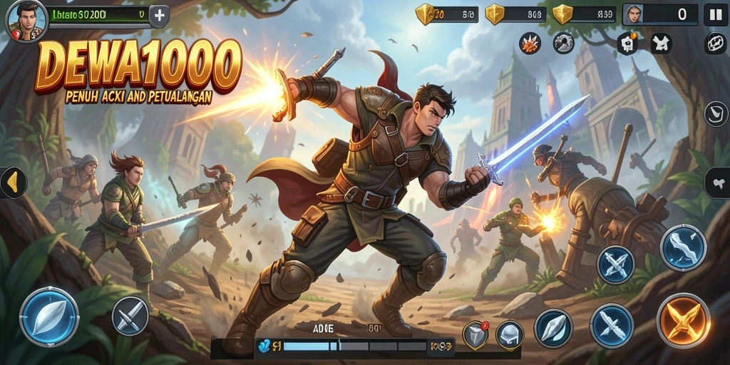 Tampilan gameplay DEWA1000 yang menegangkan dalam aksi nyata.