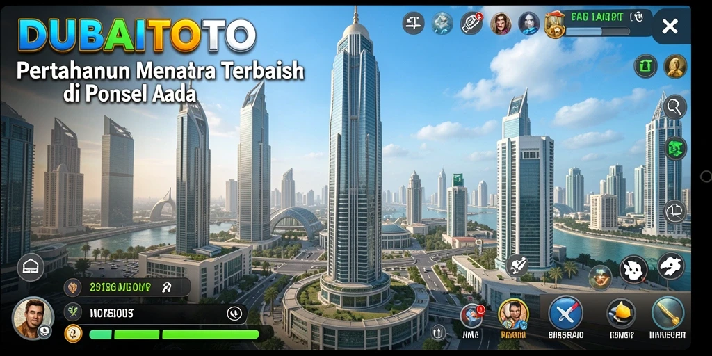 Tampilan gameplay DUBAITOTO yang seru dan menegangkan dalam Tower Defense.