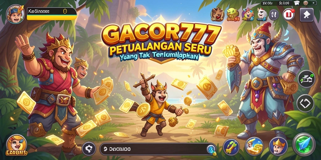 Screenshot gameplay GACOR777 yang menunjukkan petualangan epik.