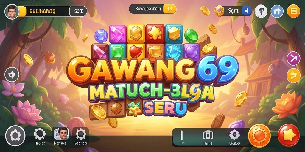Gameplay seru GAWANG69 dengan berbagai tantangan Match-3.