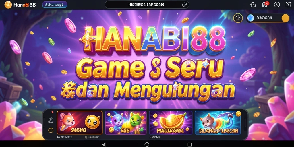 Tampilan menarik dari gameplay HANABI88 yang penuh warna.