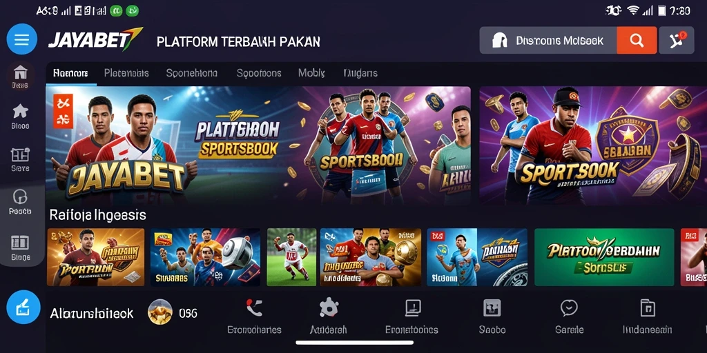 Screenshot JAYABET menampilkan gameplay Sportsbook yang menarik.