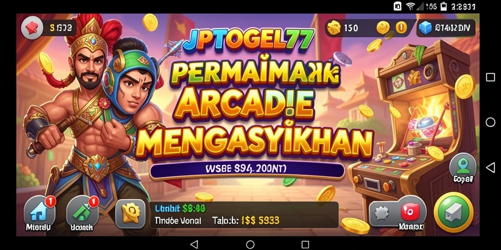 Screenshot JPTOGEL77 menampilkan gameplay arcade yang dinamis dan menegangkan.