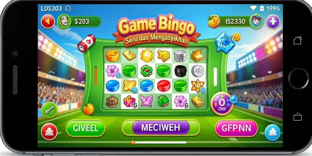 Tampilan gameplay seru di permainan Bingo LOS303.