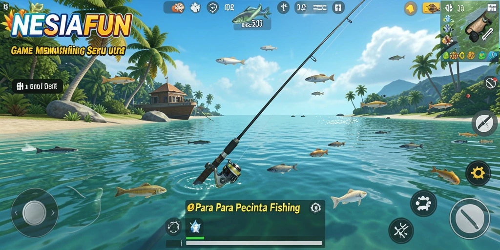 Tangkapan ikan yang memukau dalam gameplay NESIAFUN.