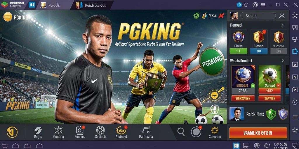 Screenshot PGKING menampilkan pengalaman taruhan olahraga yang menarik.