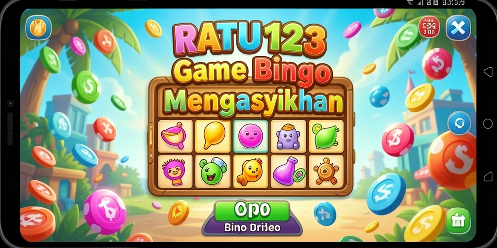 Tampilan screenshot gameplay Bingo yang seru dan dinamis.