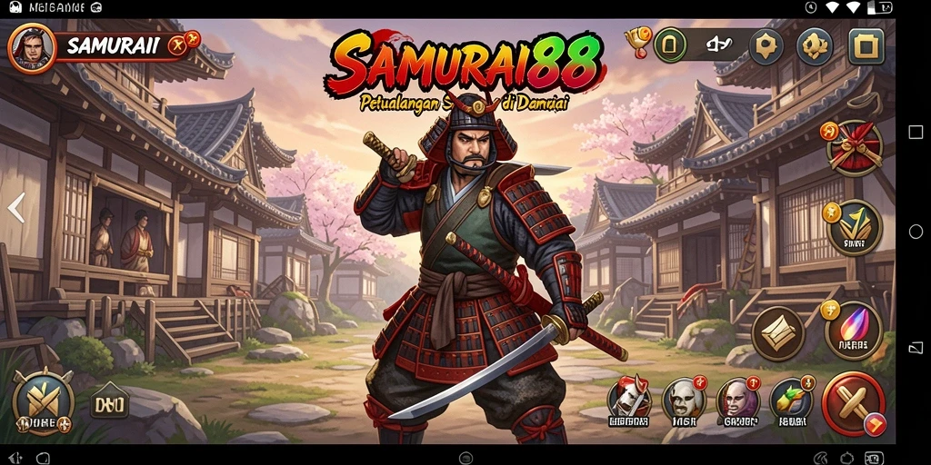 Gameplay seru dan grafik memukau di SAMURAI88.