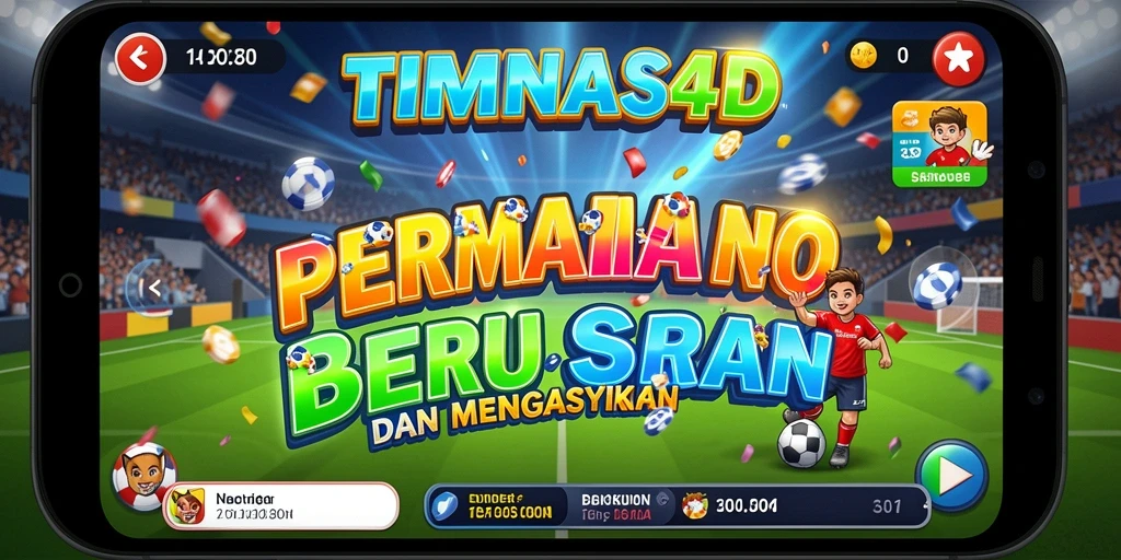 Gameplay TIMNAS4D yang seru dan interaktif.