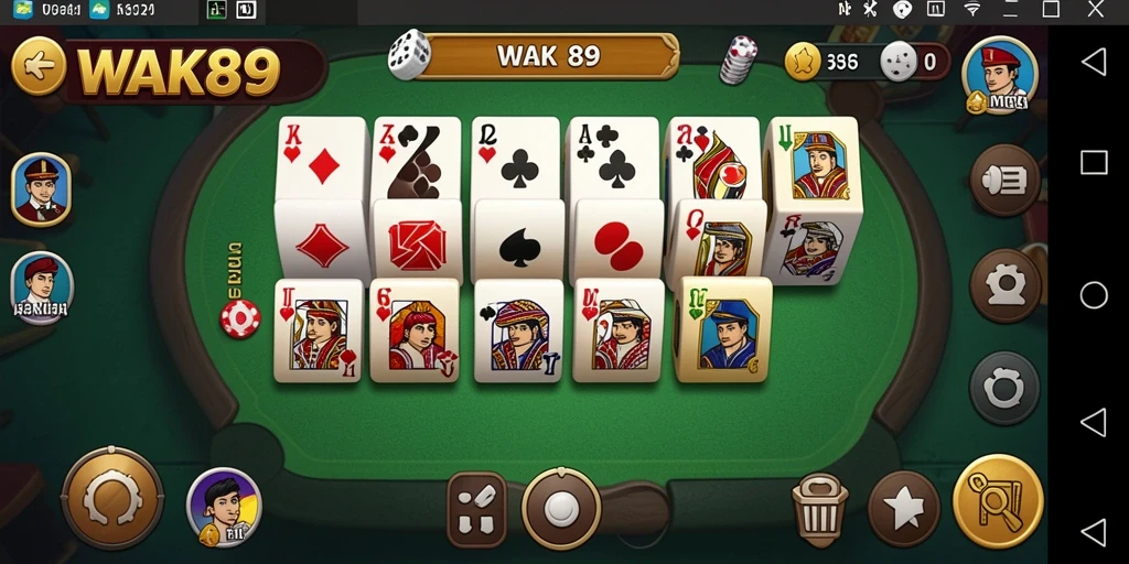 Screenshot utama tampilan gameplay Domino yang seru dan kompetitif.